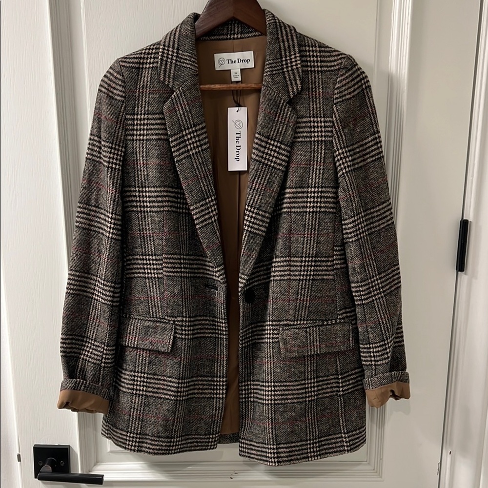 The Drop Plaid Blazer